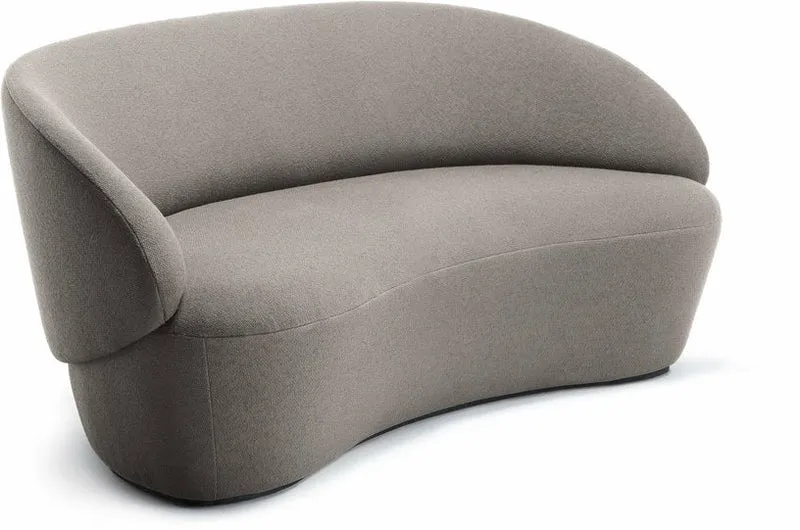 Canapé 2 places tissu beige Naïve - Emko