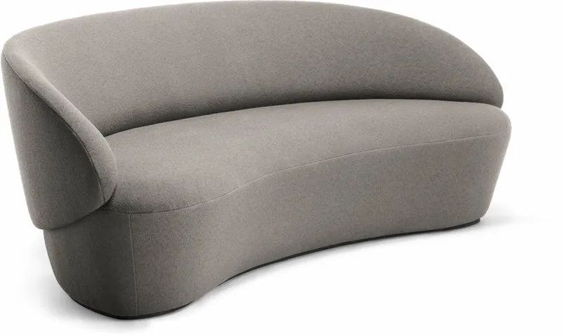 Canapé 3 places tissu beige Naïve - Emko
