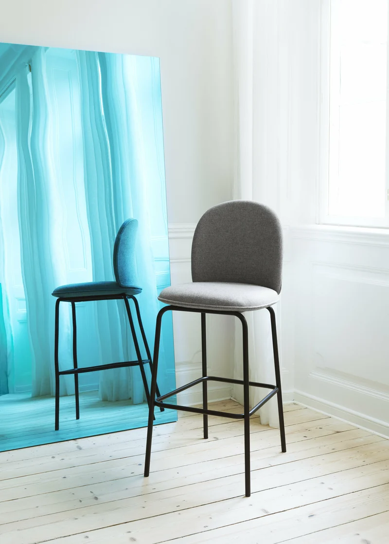Chaise de bar en tissu mlf 20 sable 75 cm Ace - Normann Copenhagen