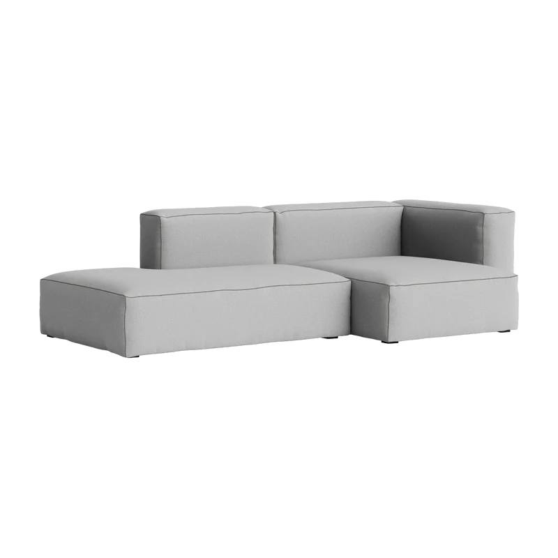 Canapé 2,5 places en tissu Steelcut Trio 113 Mags Soft combinaison 3 right - Hay