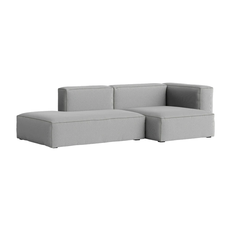 Canapé 2,5 places en tissu Steelcut Trio 124 Mags Soft combinaison 3 right - Hay