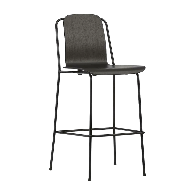 Chaise de bar Studio 75 Cm Acier Noir - Normann Copenhagen