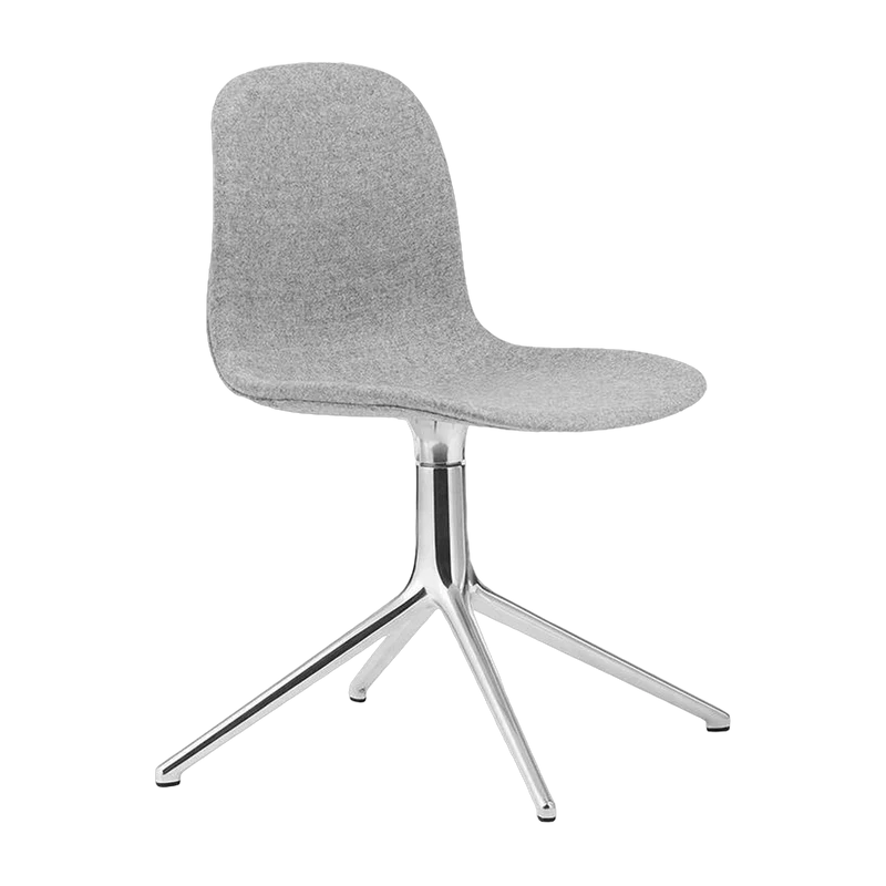 Chaise pivotante en aluminium et tissu synergy gris lds16 Form - Normann Copenhagen