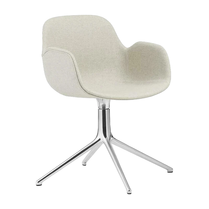 Fauteuil Form pivotant 4L Full Uph. MLF20 Alu - Normann Copenhagen