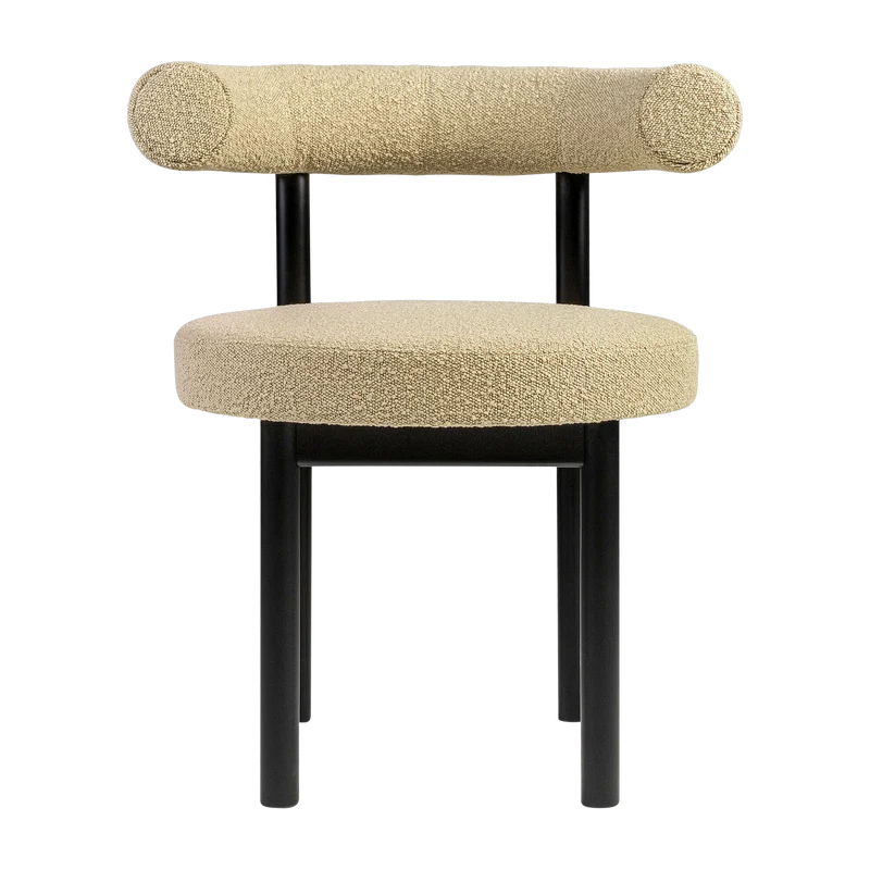 Chaise de salle à manger en hêtre noir Sosis - Versmissen