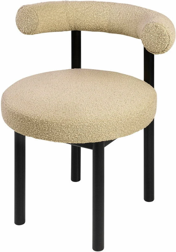 Chaise de salle à manger en hêtre noir Sosis - Versmissen