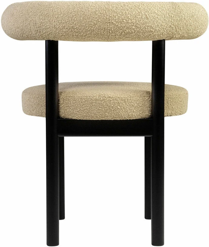 Chaise de salle à manger en hêtre noir Sosis - Versmissen