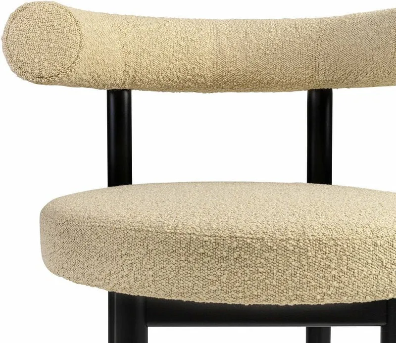Chaise de salle à manger en hêtre noir Sosis - Versmissen