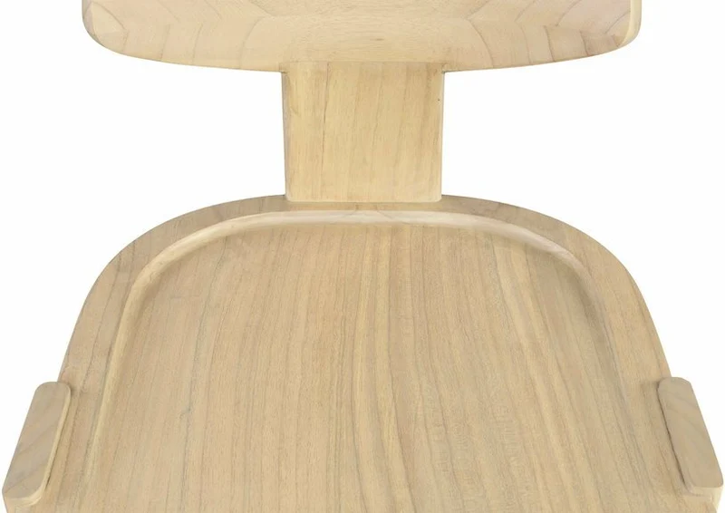 Chaise de salle à manger en hêtre beige Sotho - Versmissen