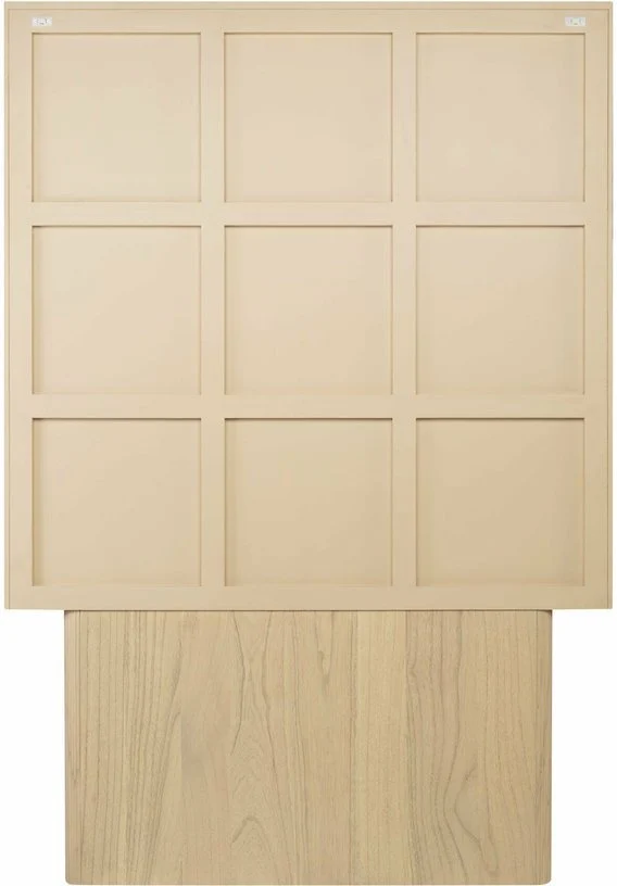 Cabinet rectangulaire en bois beige Zulgo - Versmissen