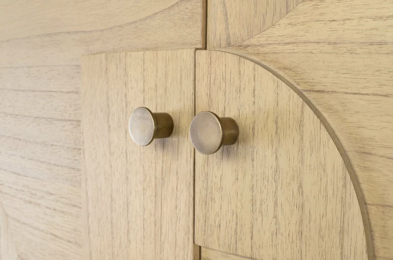 Cabinet rectangulaire en bois beige Zulgo - Versmissen