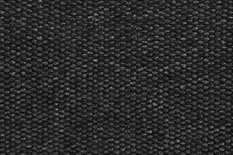 Fauteuil lounge en coton anthracite et acier Puffy - Hem