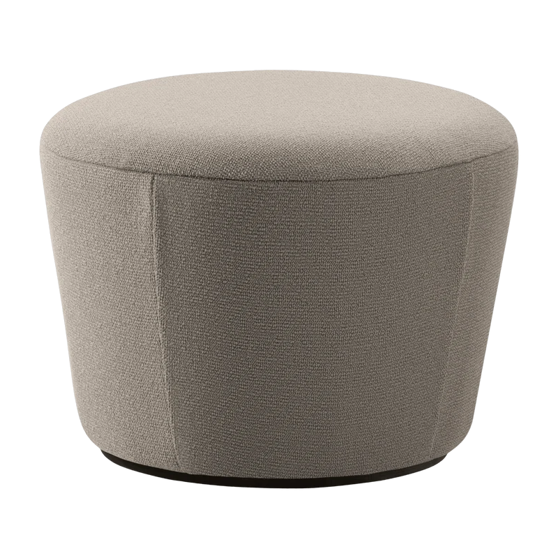 Pouf en tissu beige Naïve - Emko