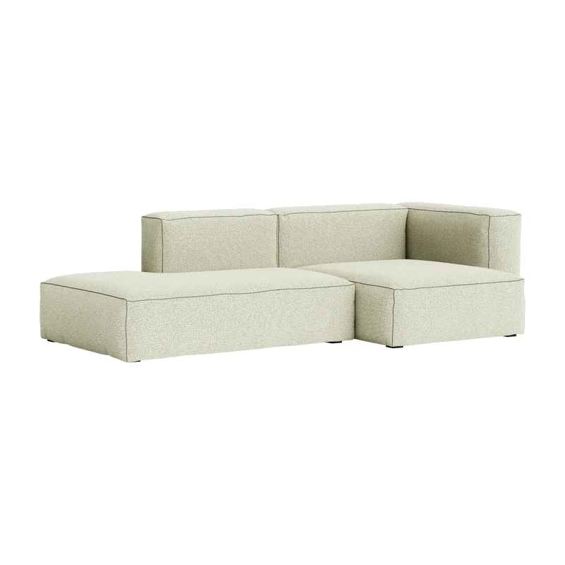 Canapé 2,5 places en tissu Coda 100 Mags Soft combinaison 3 right - Hay
