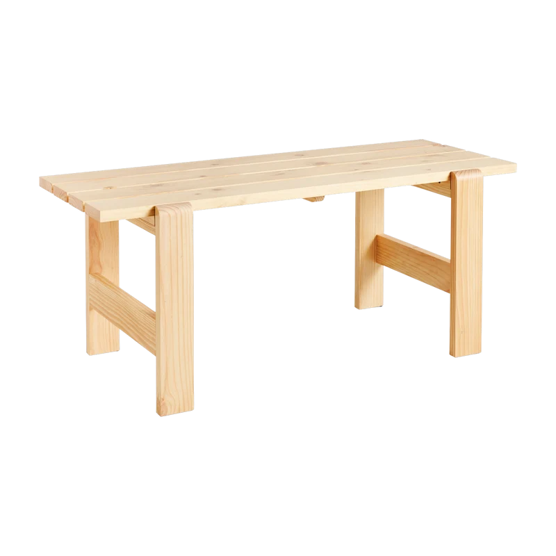 Table en pin laqué 180 x 66 x 74 cm Weekday - Hay