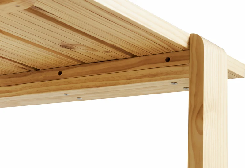 Table en pin laqué 180 x 66 x 74 cm Weekday - Hay