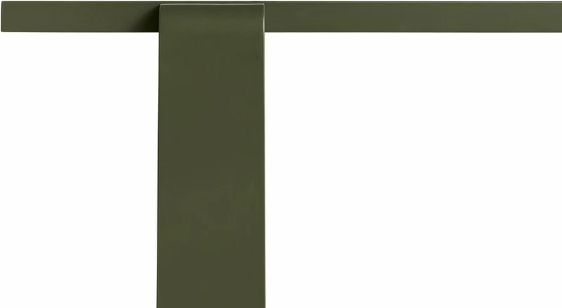 Table en pin laqué olive 180 x 66 x 74 cm Weekday - Hay