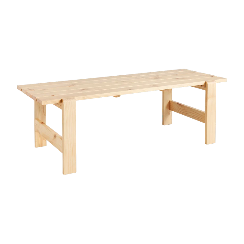 Table en pin laqué 230 x 83 x 74 cm Weekday - Hay