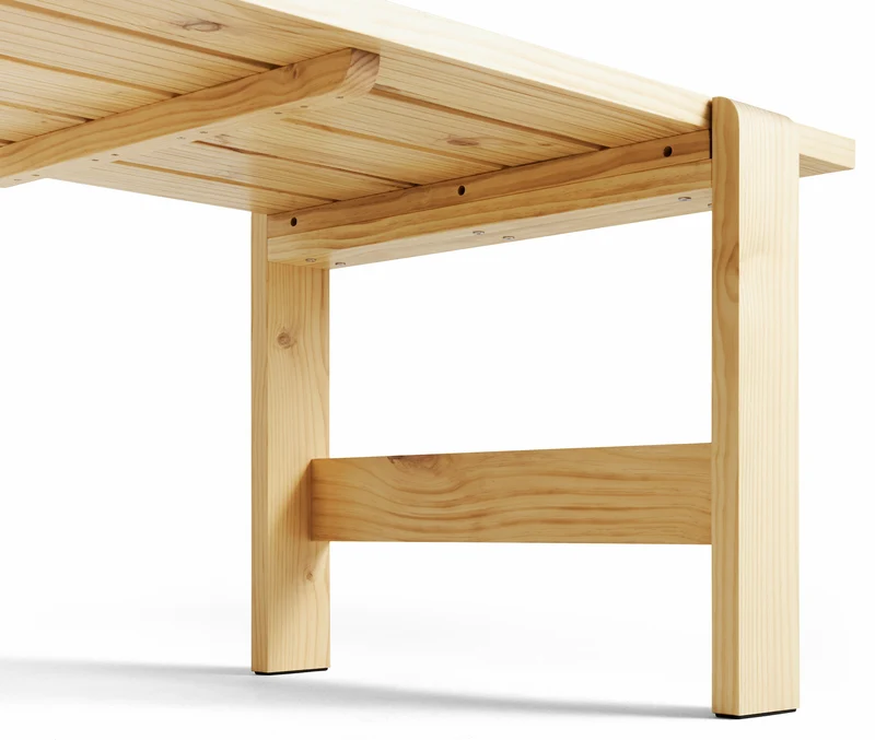 Table en pin laqué 230 x 83 x 74 cm Weekday - Hay