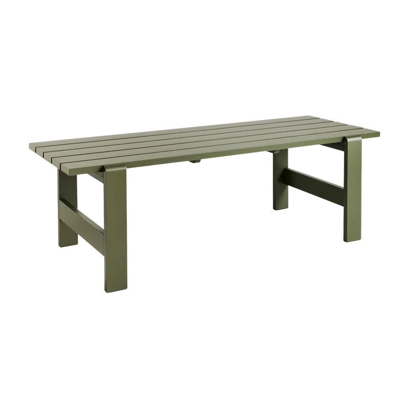 Table en pin laqué olive 230 x 83 x 74 cm Weekday - Hay