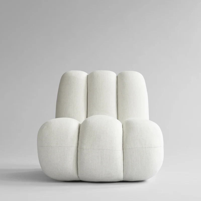 Fauteuil organic en lin craie Toe - 101 COPENHAGEN