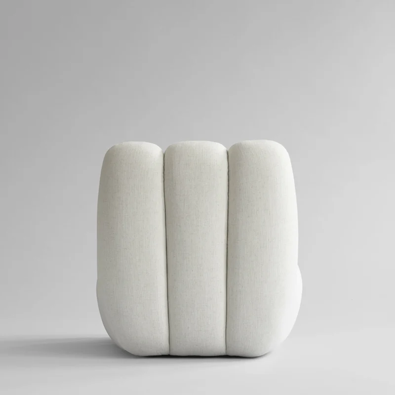 Fauteuil organic en lin craie Toe - 101 COPENHAGEN