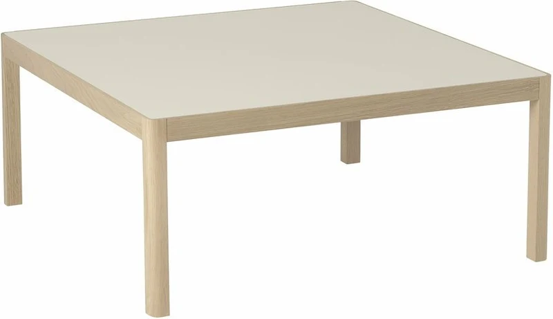 Table basse en chêne gris 86 x 86 cm Workshop - Muuto