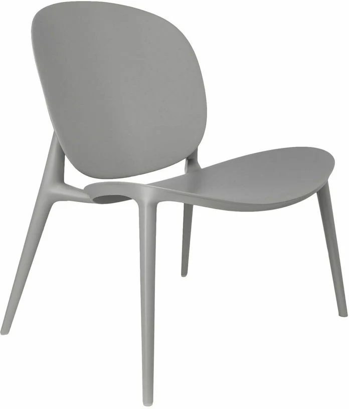 Fauteuil bas gris Be Bop - Kartell