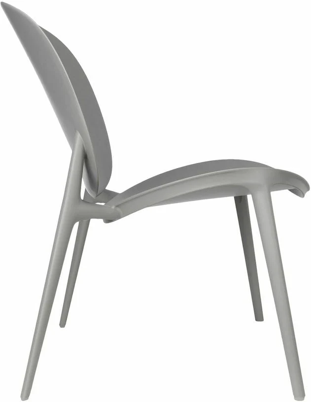 Fauteuil bas gris Be Bop - Kartell