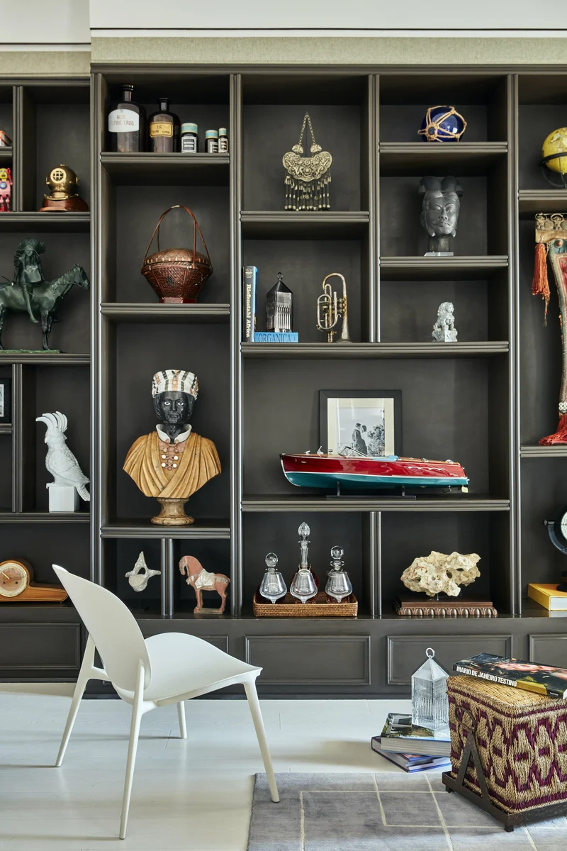 Fauteuil bas gris Be Bop - Kartell