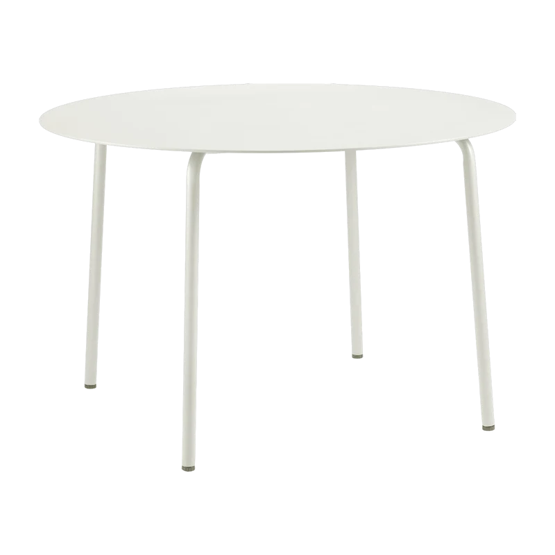 Table à manger ronde en aluminium sable 115 x 74 cm August - Serax