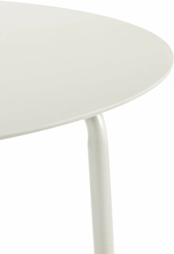 Table à manger ronde en aluminium sable 115 x 74 cm August - Serax