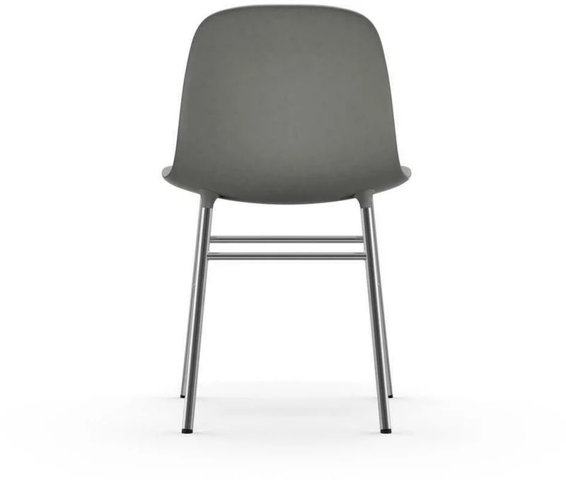 Chaise en chrome et pp gris Form - Normann Copenhagen