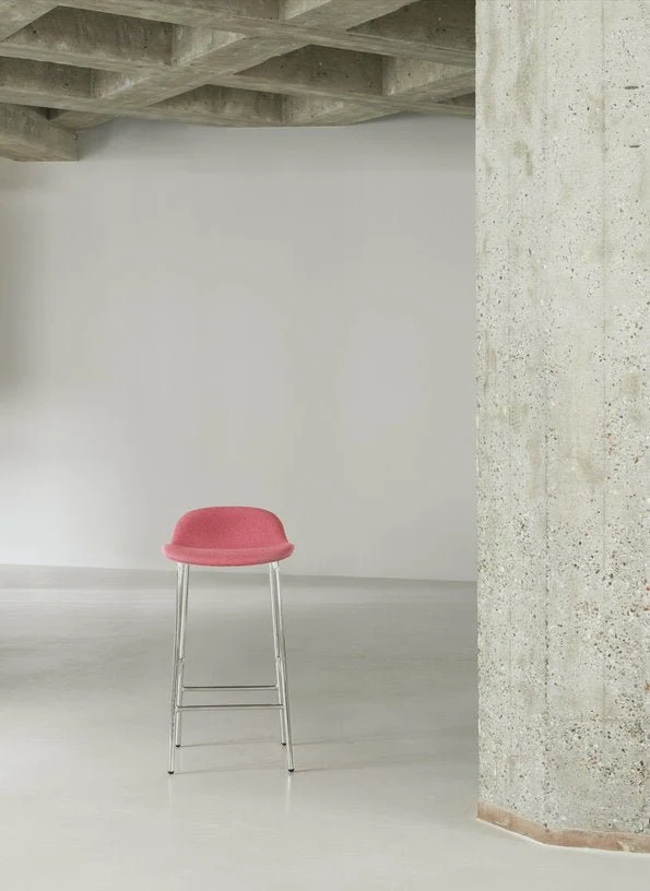 Tabouret en chrome et pp blanc 65 cm Form - Normann Copenhagen