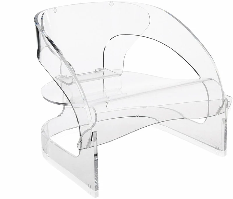 Fauteuil transparent Joe Colombo - Kartell