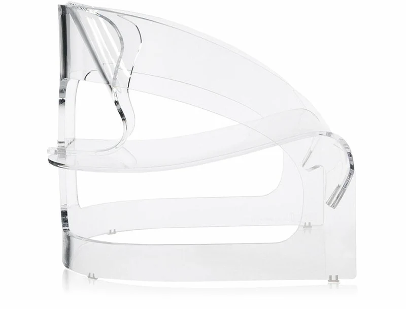 Fauteuil transparent Joe Colombo - Kartell