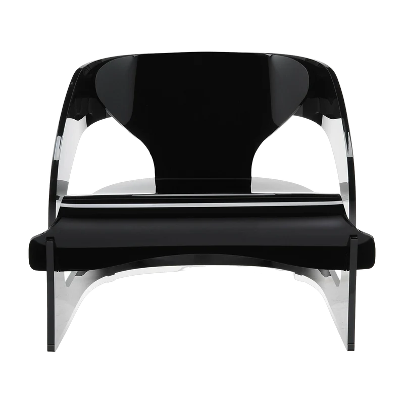 Fauteuil noir Joe Colombo - Kartell