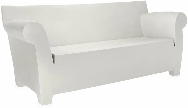 Canapé de jardin 2 places blanc 189 cm Bubble Club - Kartell