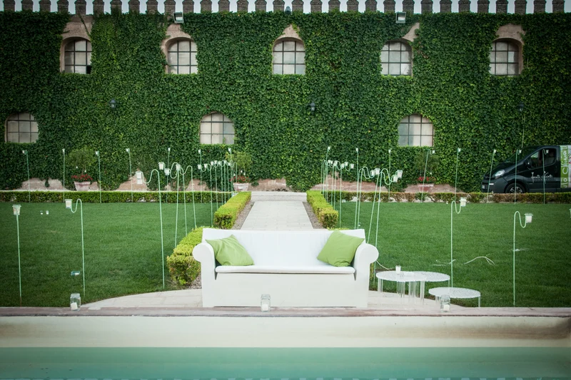 Canapé de jardin 2 places blanc 189 cm Bubble Club - Kartell