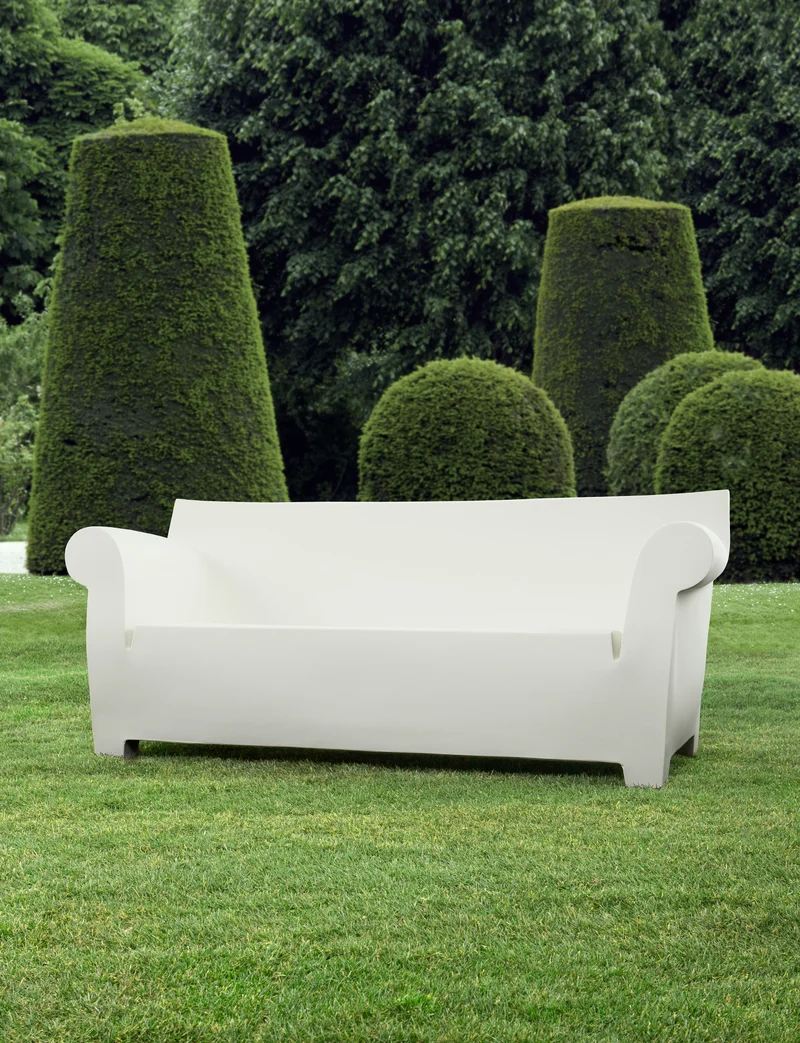 Canapé de jardin 2 places terracotta 189 cm Bubble Club - Kartell