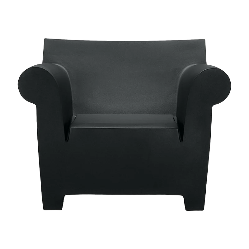Fauteuil de jardin noir 102 cm Bubble Club - Kartell
