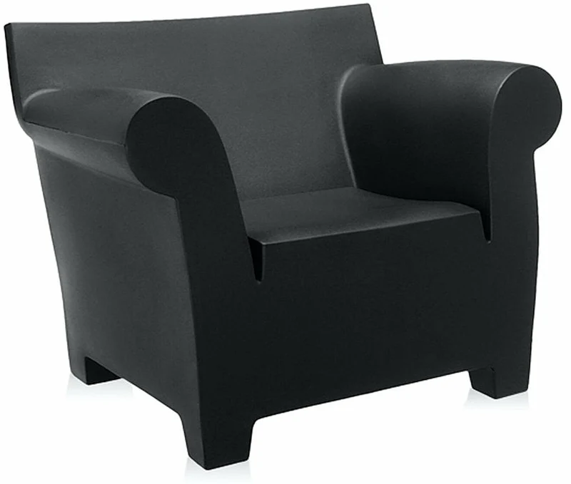 Fauteuil de jardin noir 102 cm Bubble Club - Kartell