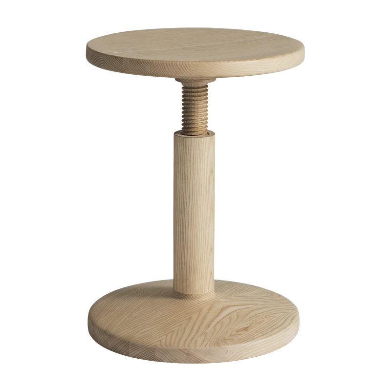 Tabouret en bois de frêne 36 cm Bobbin - Hem