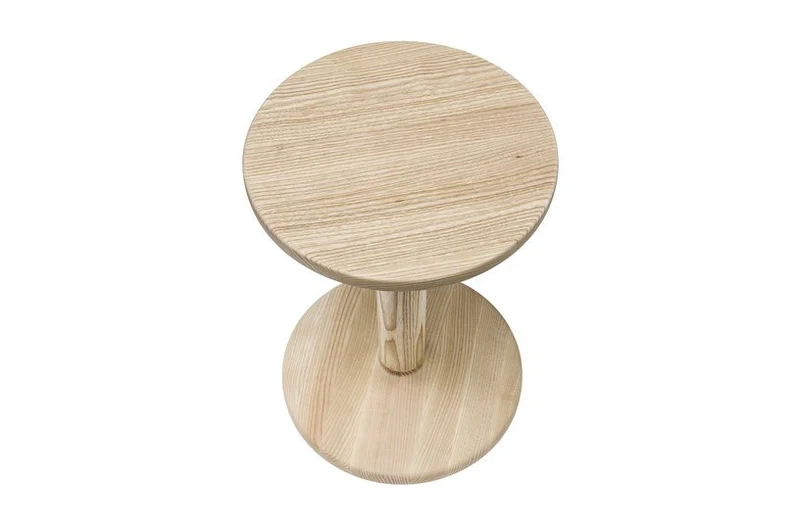Tabouret en bois de frêne 36 cm Bobbin - Hem