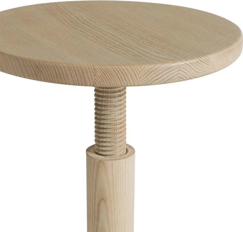 Tabouret en bois de frêne 36 cm Bobbin - Hem
