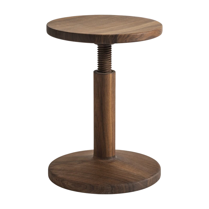 Tabouret en bois de noyer 36 cm Bobbin - Hem