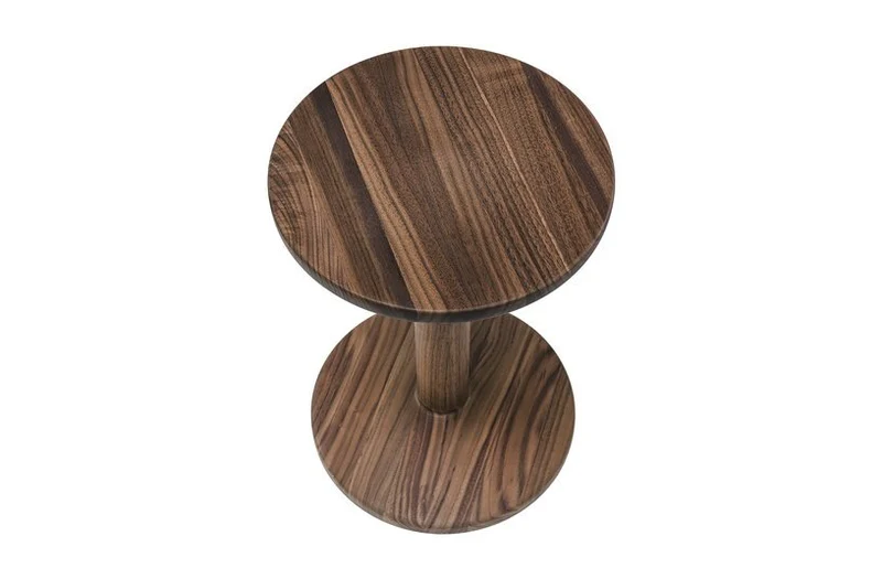 Tabouret en bois de noyer 36 cm Bobbin - Hem