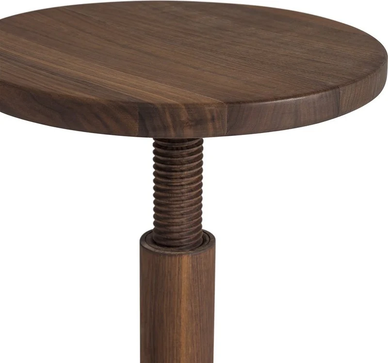 Tabouret en bois de noyer 36 cm Bobbin - Hem