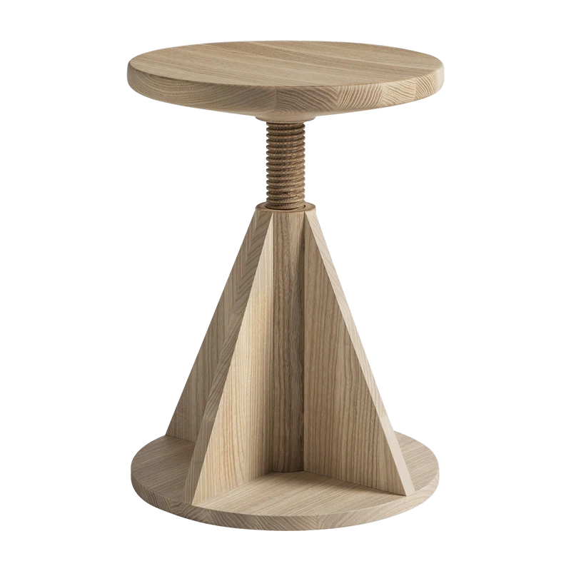 Tabouret en bois de frêne 36 cm Rocket - Hem