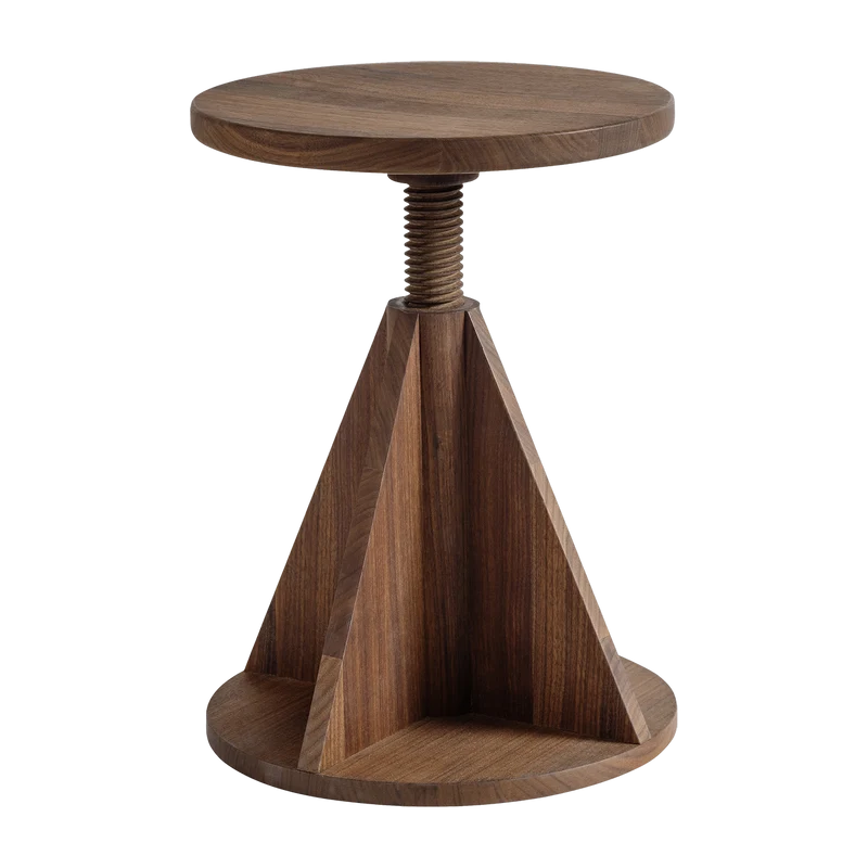 Tabouret en bois de noyer 36 cm Rocket - Hem